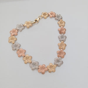PULSERA ORO COMBINADO 10 K 4.2 GRMS (SEMINUEVO)
