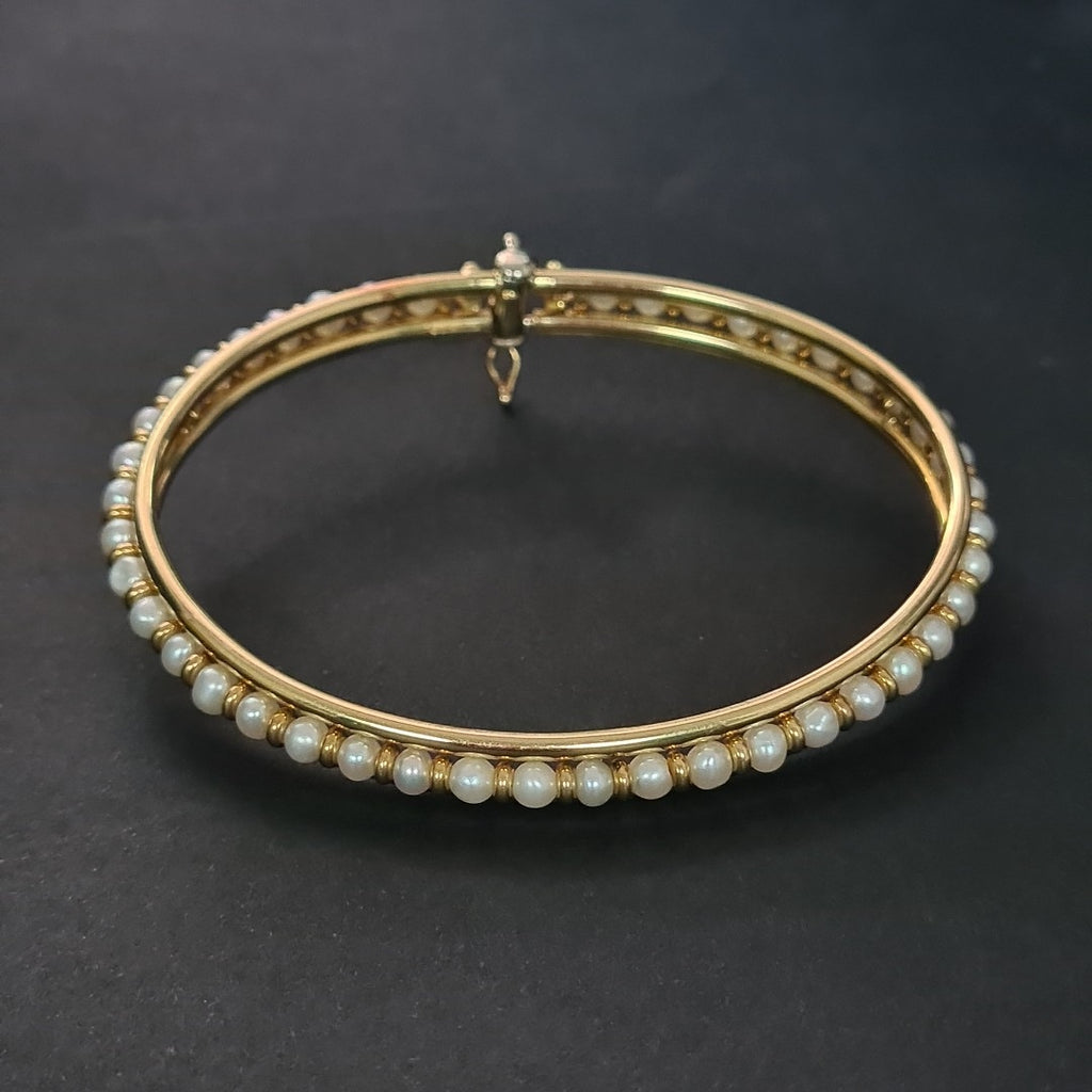 PULSERA RIGIDA ORO 14 K 14,40 GRMS (SEMINUEVO)