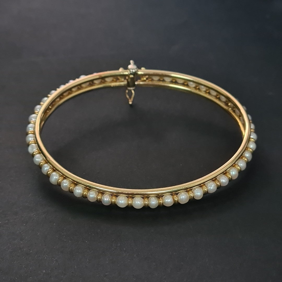 PULSERA RIGIDA ORO 14 K 14,40 GRMS (SEMINUEVO)