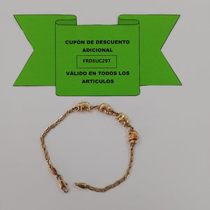 PULSERA ORO 14 K 4.7 GRMS (SEMINUEVO)