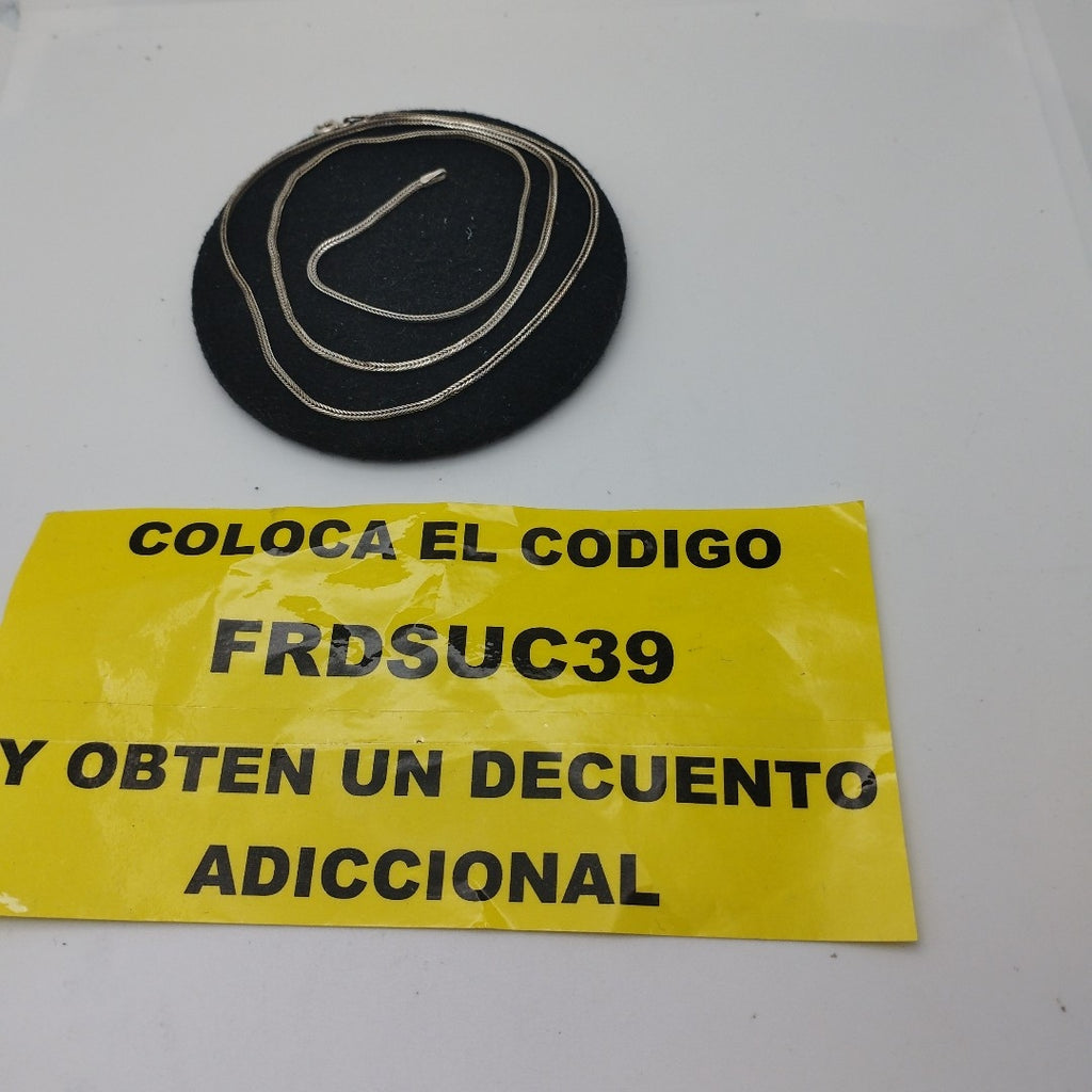 CADENA PLATA 3.3 GRMS (SEMINUEVO)
