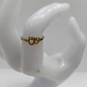 ANILLO ORO 10 K 1,20 GRMS (SEMINUEVO)