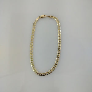 PULSERAS TEJIDO MARINERA ORO 14K 21 CM 3.4 GR (NUEVO)