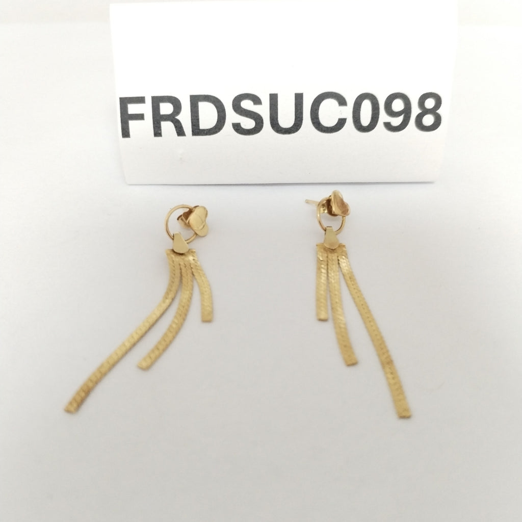 ARETES PAR ORO 14 K 2.2 GRMS (SEMINUEVO)