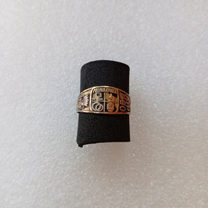 ANILLO DE GRADUACIÓN ORO 8 K 1,50 GRMS (SEMINUEVO)