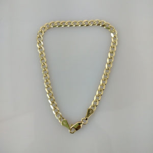 PULSERAS BARBADA ORO 14K 18 CM 4.6 GR (NUEVO)
