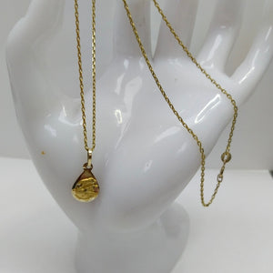 CADENA,MEDALLA RELIGIOSA ORO 10 K 2,70 GRMS (SEMINUEVO)