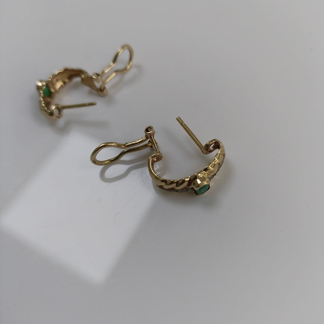 ARRACADAS PAR ORO 14 K 4,80 GRMS (SEMINUEVO)