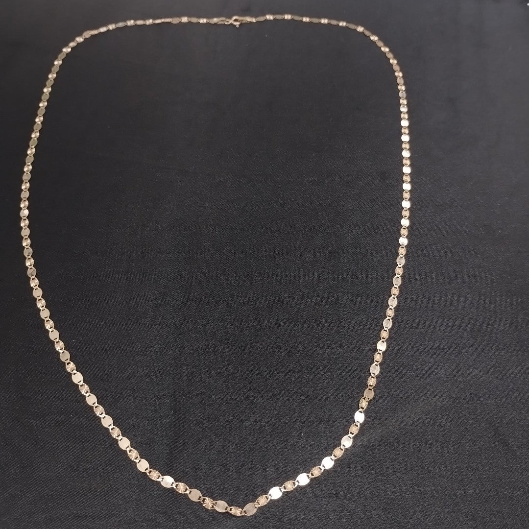 CADENA ORO 14 K 3.5 GRMS (SEMINUEVO)