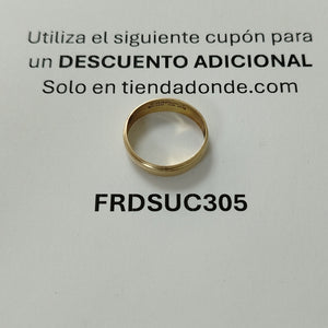 ARGOLLA ORO 14 K 2,50 GRMS (SEMINUEVO)