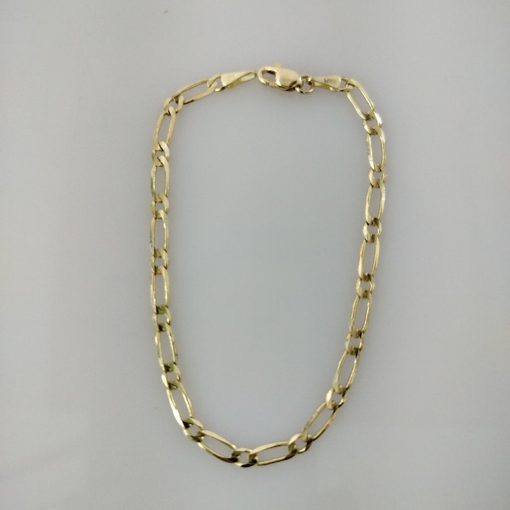 PULSERAS 1X1 ORO 14K 18 CM 2.7 GR (NUEVO)