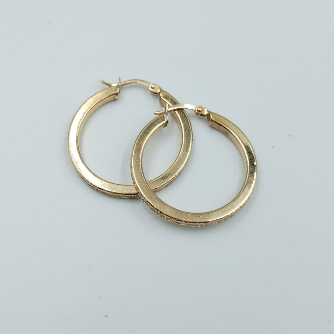 ARRACADAS PAR ORO 14 K 3.9 GRMS (SEMINUEVO)