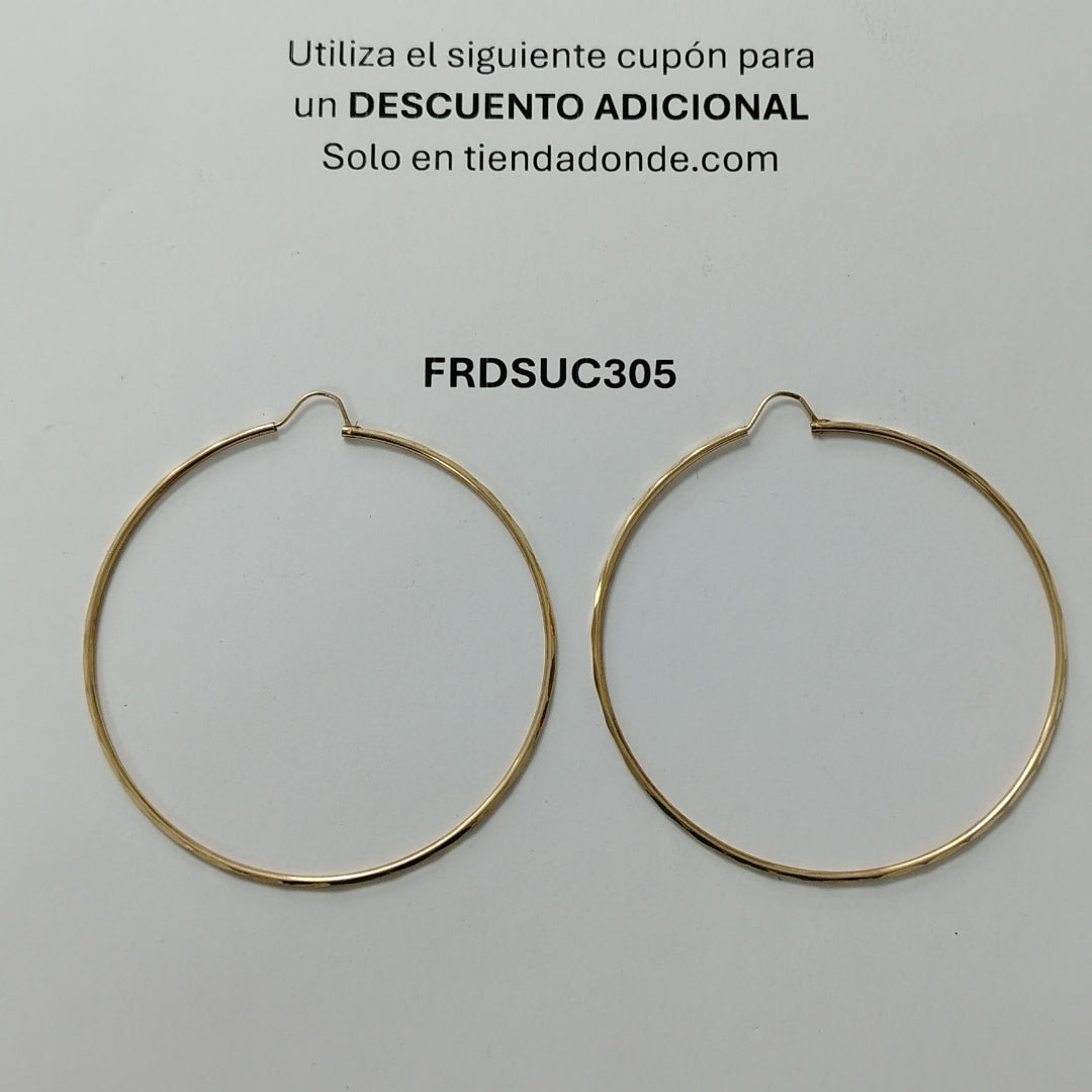 ARRACADAS PAR ORO 10 K 5,90 GRMS (SEMINUEVO)
