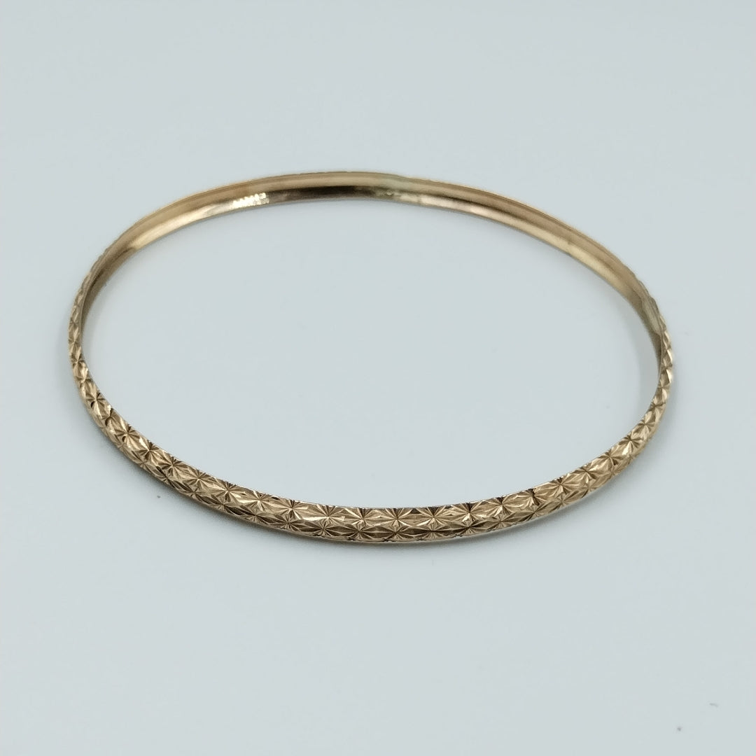PULSERA RIGIDA ORO 10 K 4,00 GRMS (SEMINUEVO)
