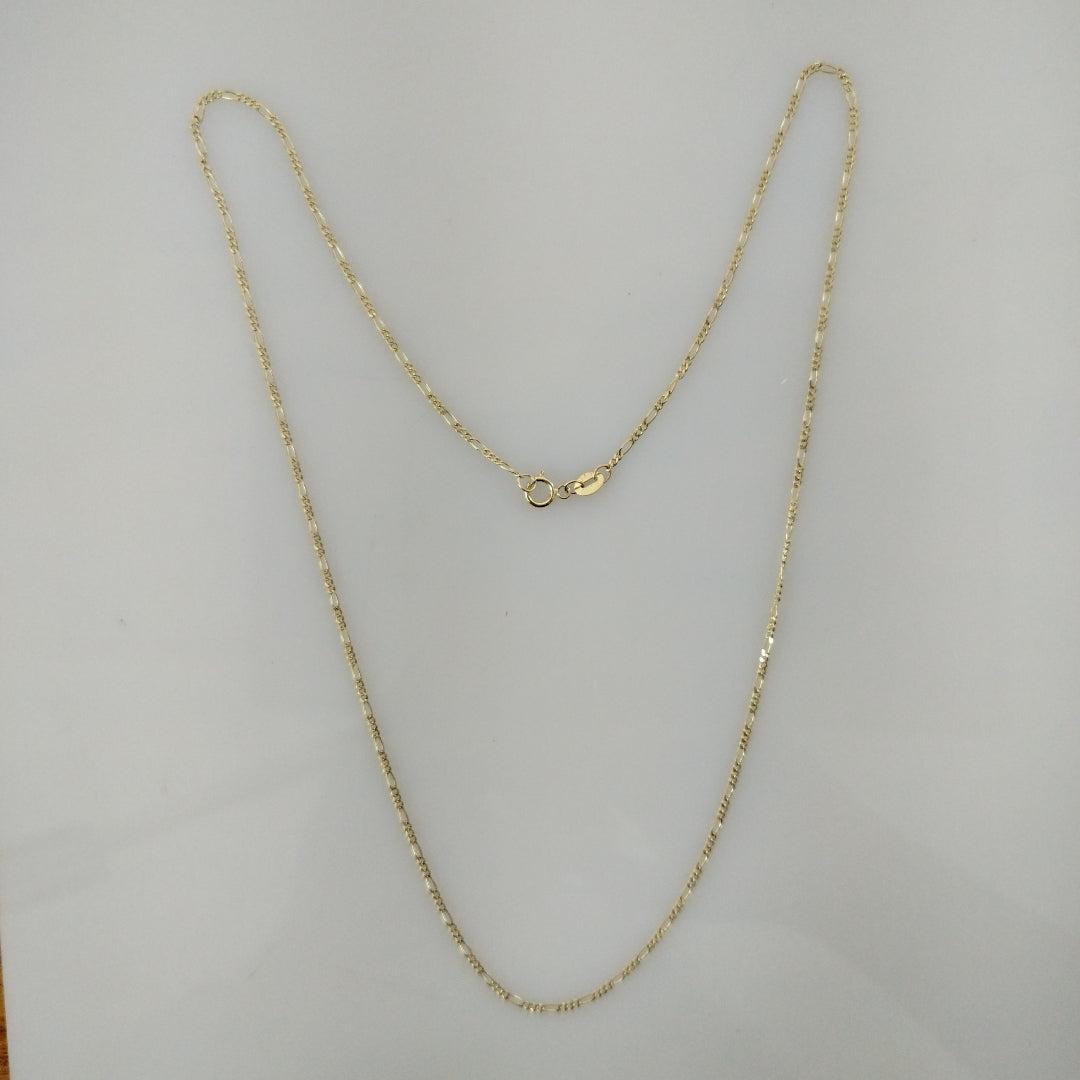 CADENAS TEJIDO 3X1 ORO 14K 55 CM 2.7 GR (NUEVO)