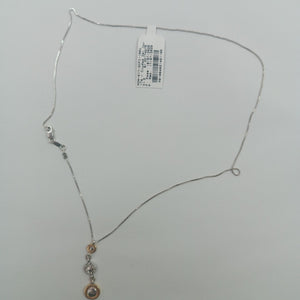 GARGANTILLA ORO,ORO BLANCO 14 K 3,90 GRMS (SEMINUEVO)