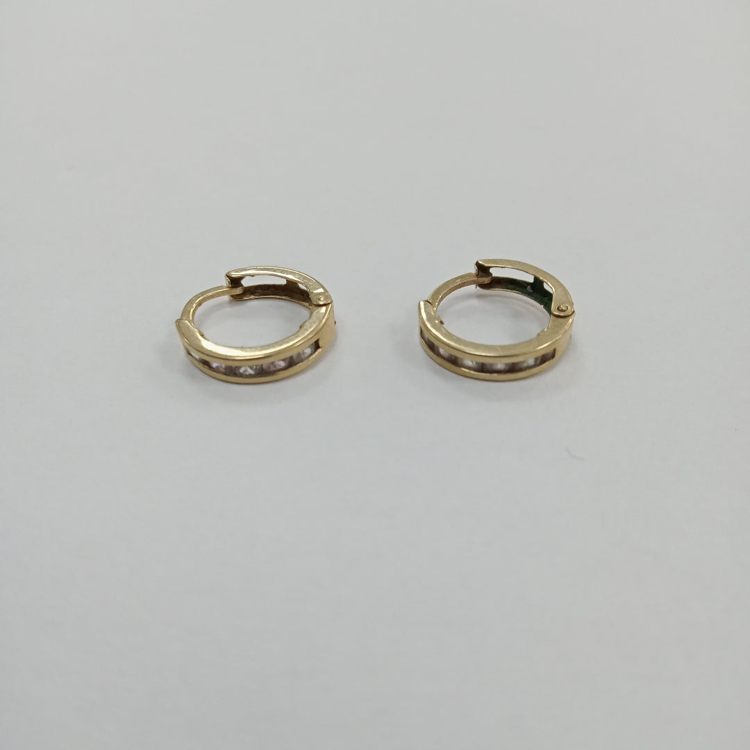 ARRACADAS PAR ORO 10 K 0.8 GRMS (SEMINUEVO)