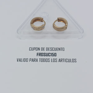 ARETES PAR ORO 10 K 1.8 GRMS (SEMINUEVO)