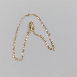 PULSERAS BARBADA ORO 14K 21 CM 1.7 GR (NUEVO)