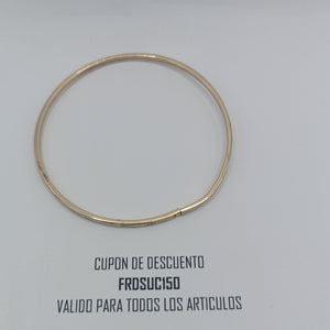 PULSERA RIGIDA ORO 10 K 4 GRMS (SEMINUEVO)