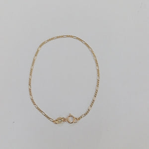 PULSERAS TEJIDO 3X1 ORO 14K 16 CM 0.9 GR (NUEVO)