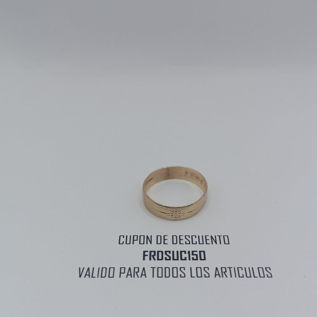 ANILLO ORO 10 K 2.1 GRMS (SEMINUEVO)