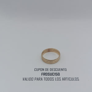 ANILLO ORO 10 K 2.1 GRMS (SEMINUEVO)
