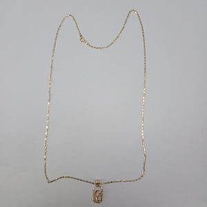 CADENA, DIJE ORO 14 K 2.5 GRMS (SEMINUEVO)