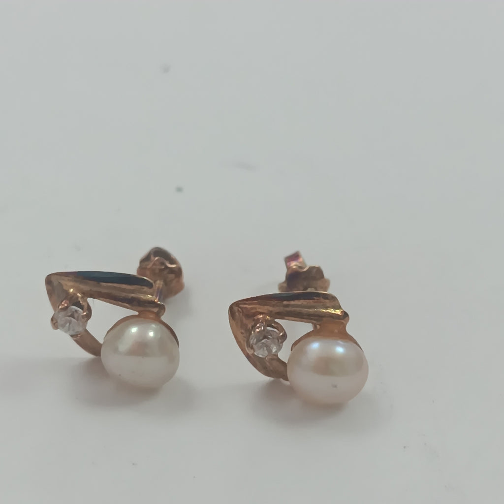 BROQUELES PAR ORO 14 K 1,10 GRMS (SEMINUEVO)