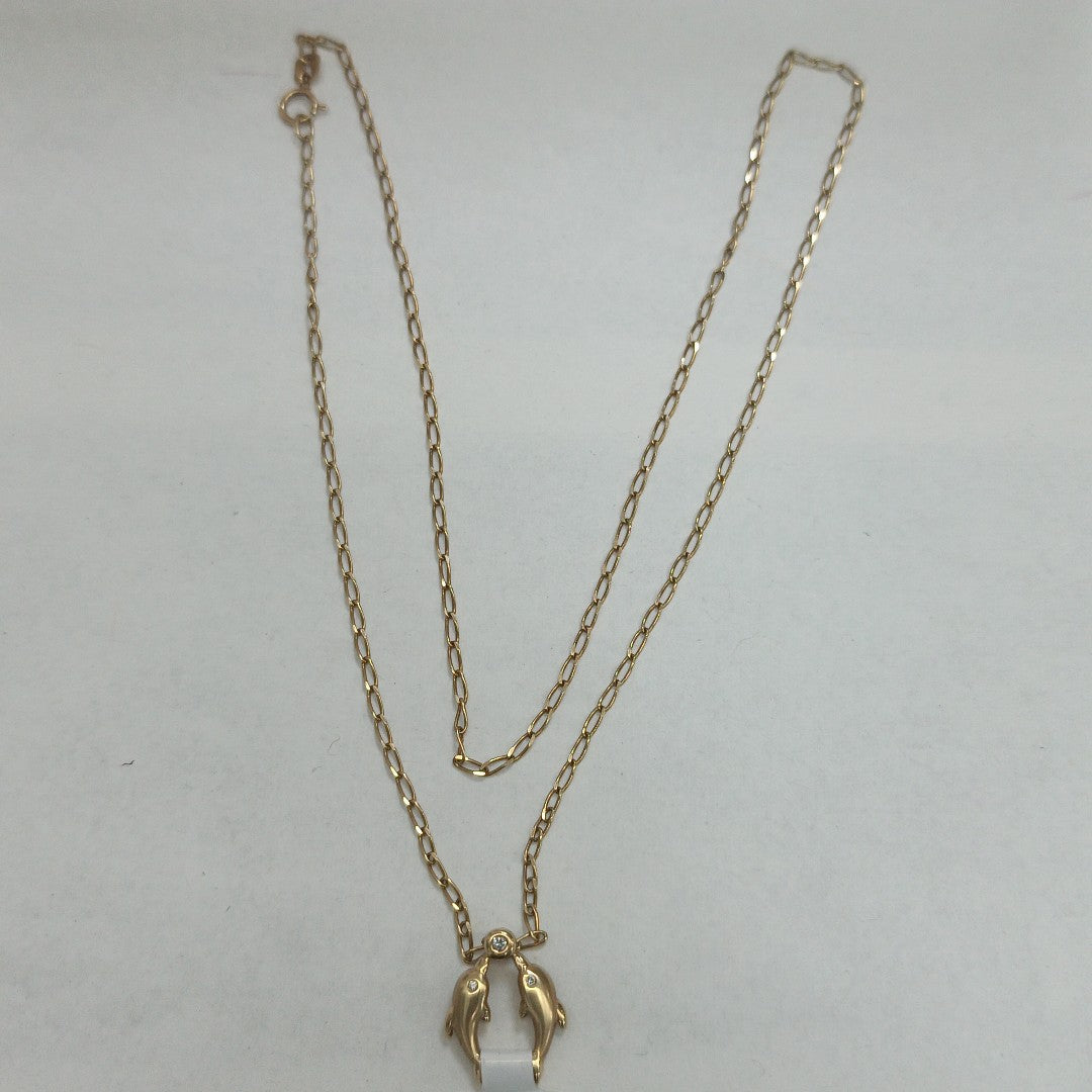 CADENA,DIJE ORO 14 K 3,10 GRMS (SEMINUEVO)