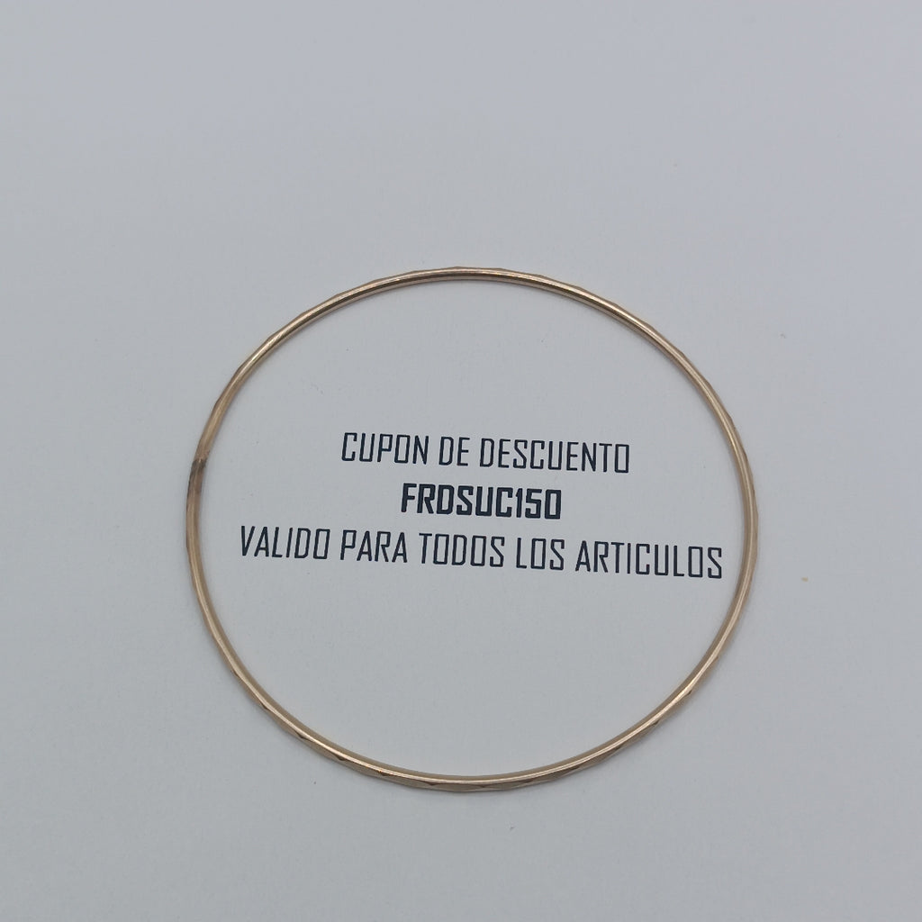 PULSERA RIGIDA ORO 10 K 2.8 GRMS (SEMINUEVO)