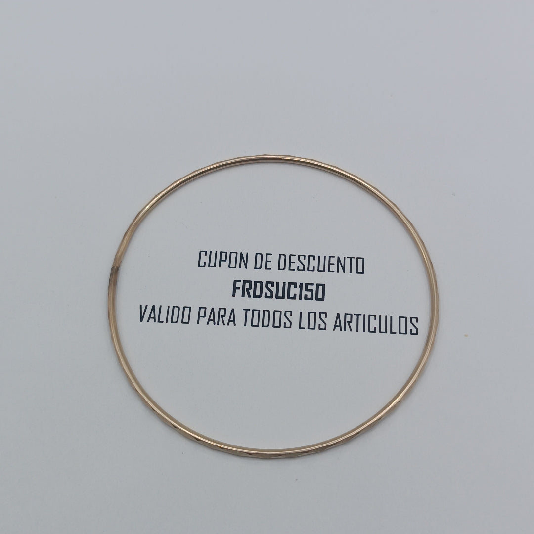 PULSERA RIGIDA ORO 10 K 2.8 GRMS (SEMINUEVO)
