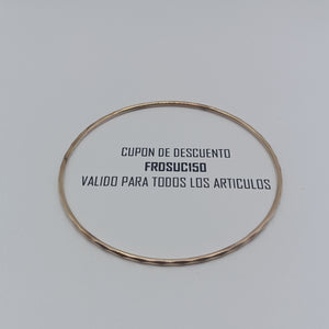 PULSERA RIGIDA ORO 10 K 2.8 GRMS (SEMINUEVO)