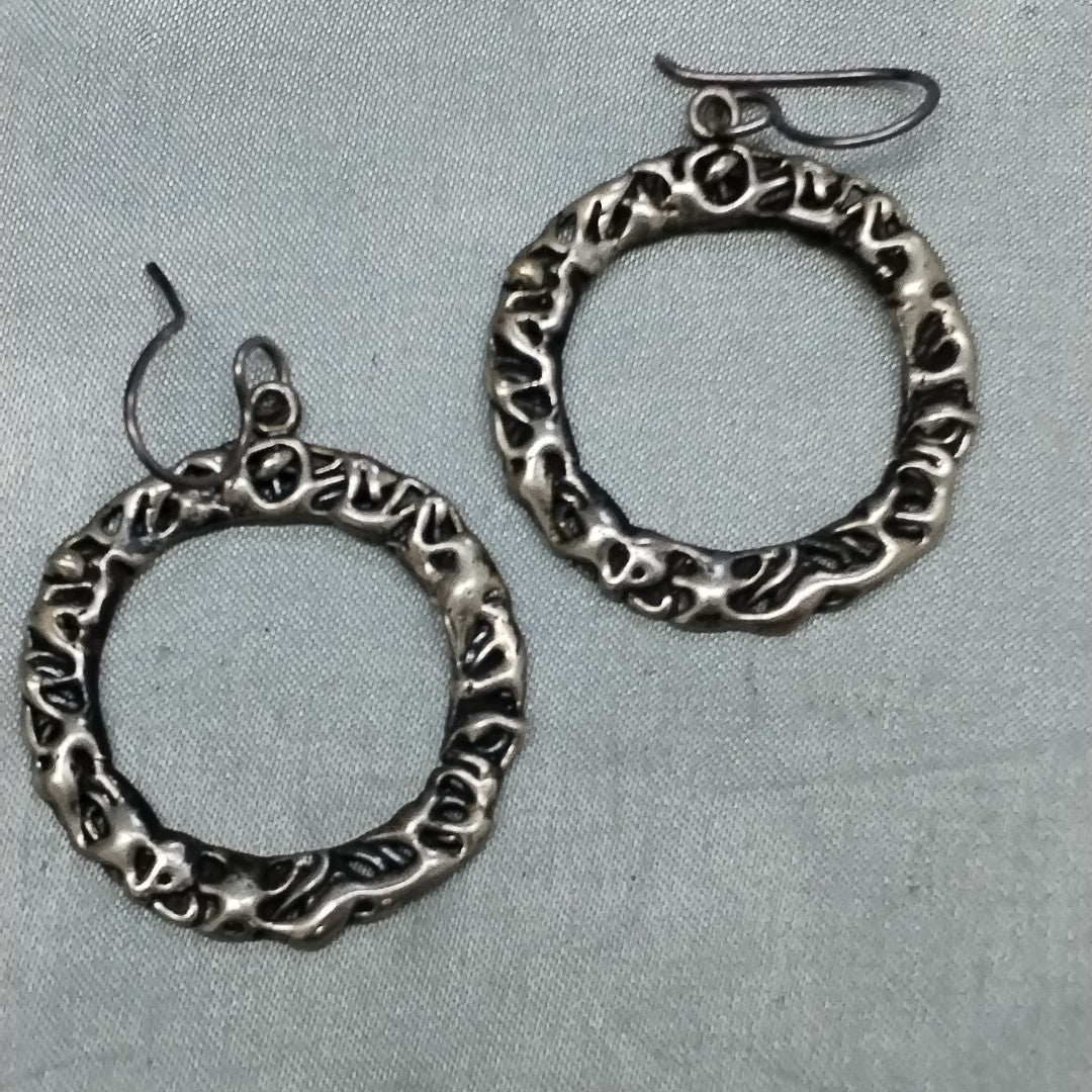 ARETES PAR PLATA 9,20 GRMS (SEMINUEVO)