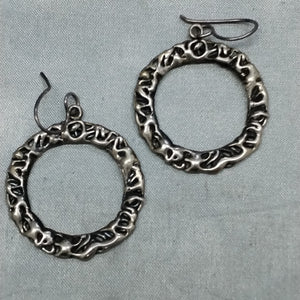 ARETES PAR PLATA 9,20 GRMS (SEMINUEVO)