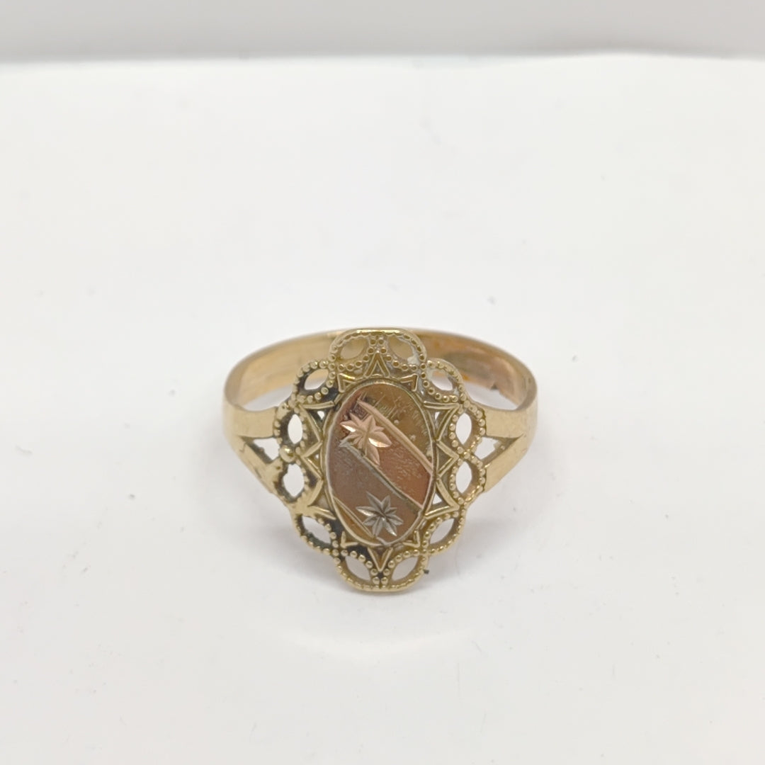 ANILLITO ORO COMBINADO 10 K 2.5 GRMS (SEMINUEVO)