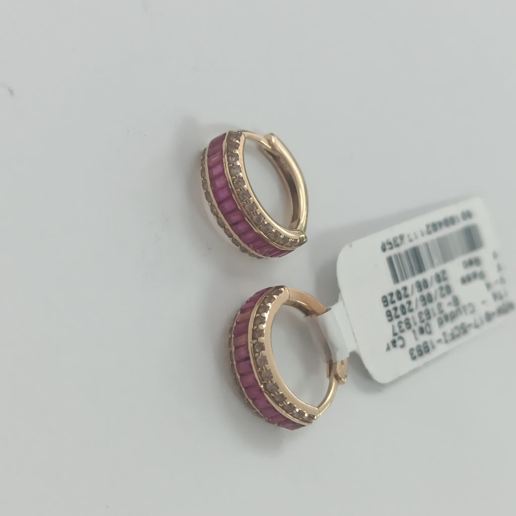 ARRACADAS PAR ORO 14 K 2.2 GRMS (SEMINUEVO)