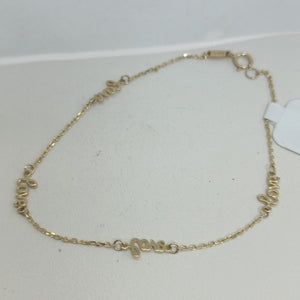 PULSERAS DAMA ORO 14K 1.1 (NUEVO)