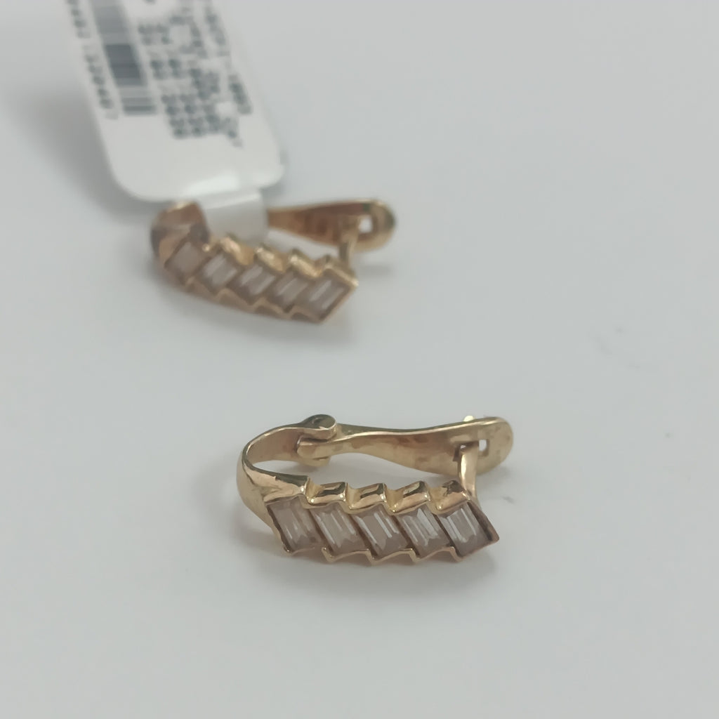 ARETES PAR ORO 14 K 3.8 GRMS (SEMINUEVO)