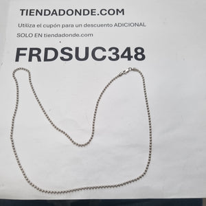 CADENA PLATA 6.7 GRMS (SEMINUEVO)