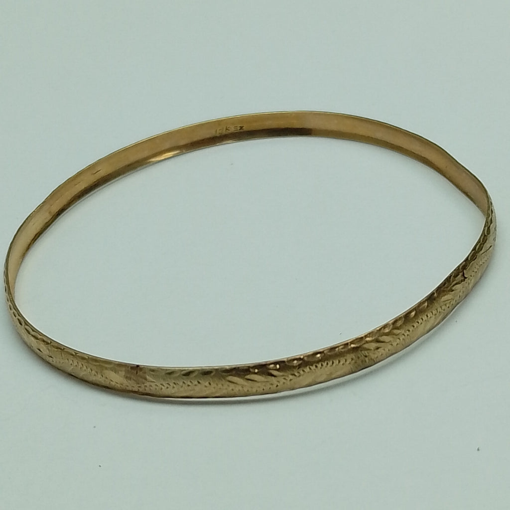 PULSERA RIGIDA ORO 10 K 4.8 GRMS (SEMINUEVO)