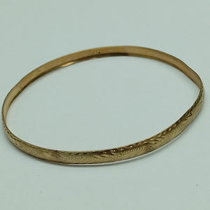 PULSERA RIGIDA ORO 10 K 4.8 GRMS (SEMINUEVO)