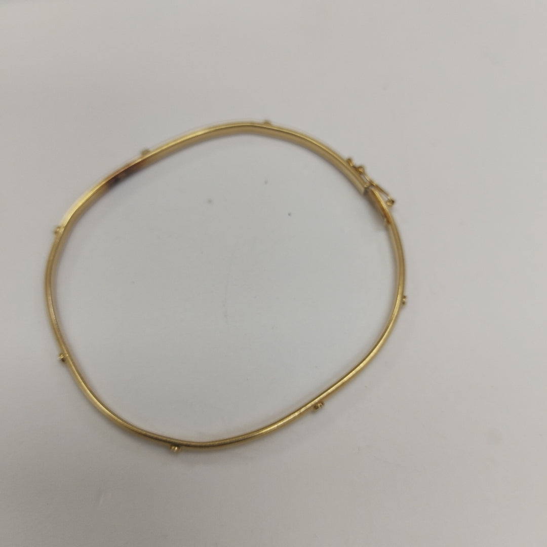 PULSERA RIGIDA ORO 14 K 4,50 GRMS (SEMINUEVO)