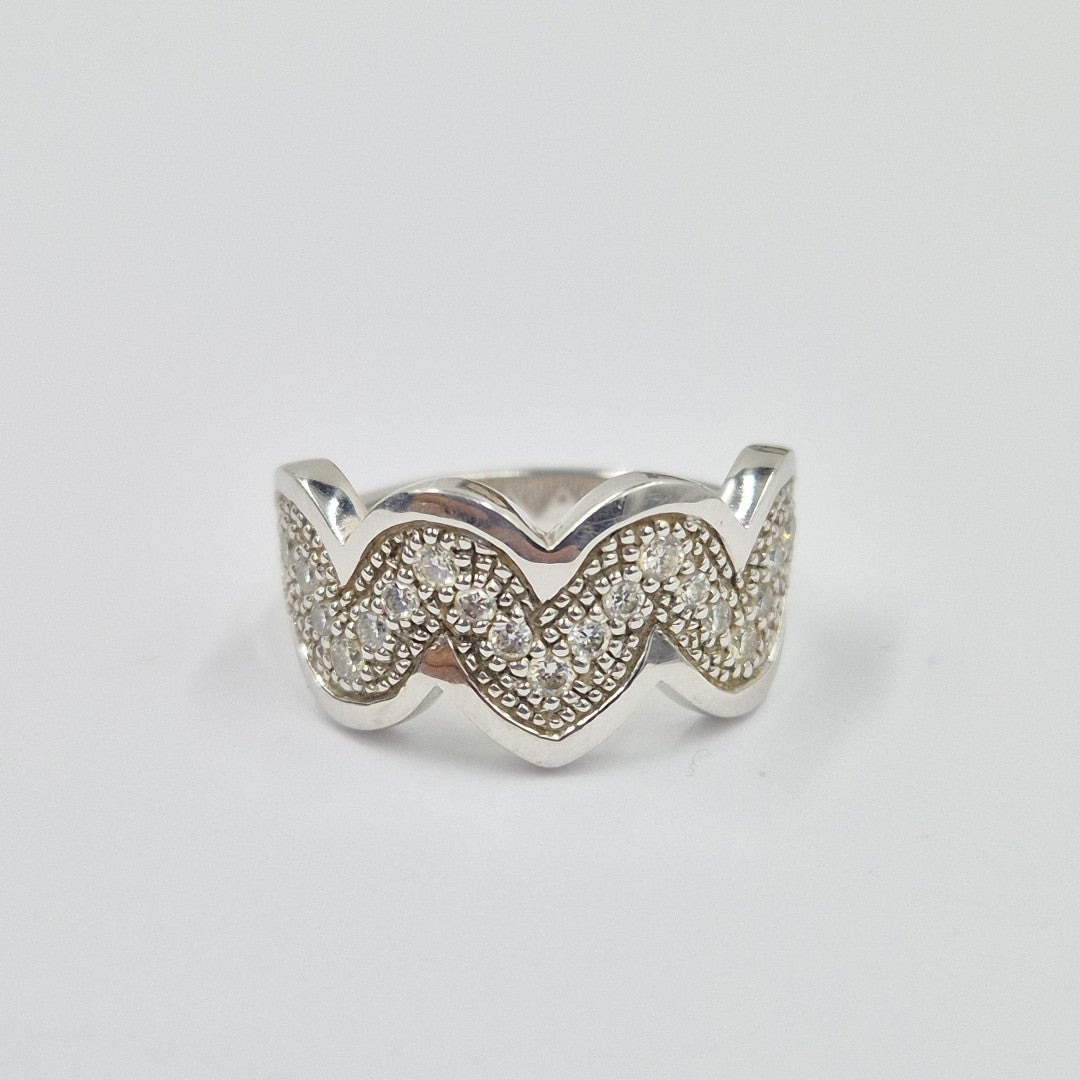 ANILLITO ORO,ORO BLANCO 14 K 7,10 GRMS (SEMINUEVO)