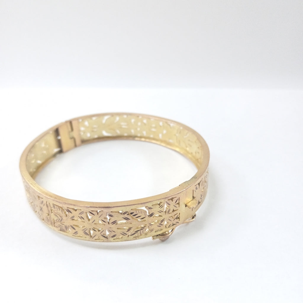 PULSERA RIGIDA ORO 8 K 24.8 GRMS (SEMINUEVO)