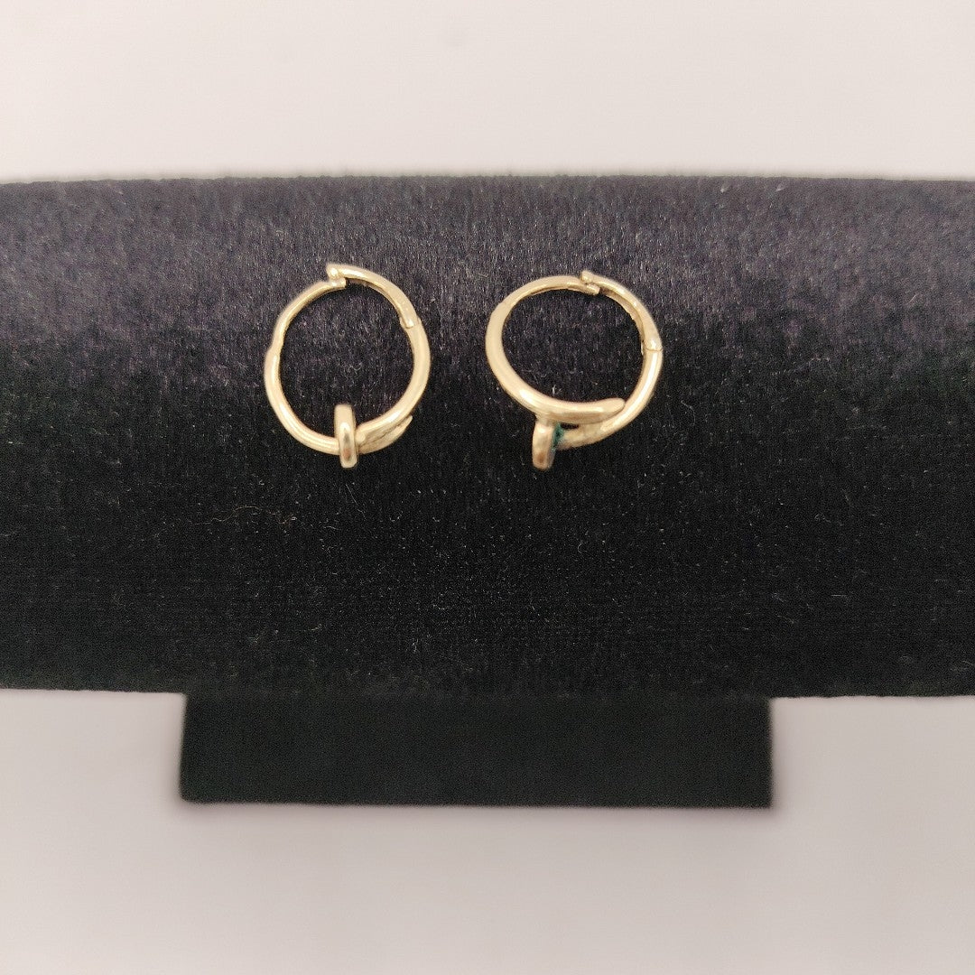 ARETES PAR ORO 10 K 1.7 GRMS (SEMINUEVO)