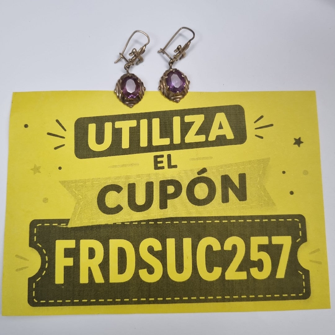 ARETES PAR ORO 10 K 6.6 GRMS (SEMINUEVO)