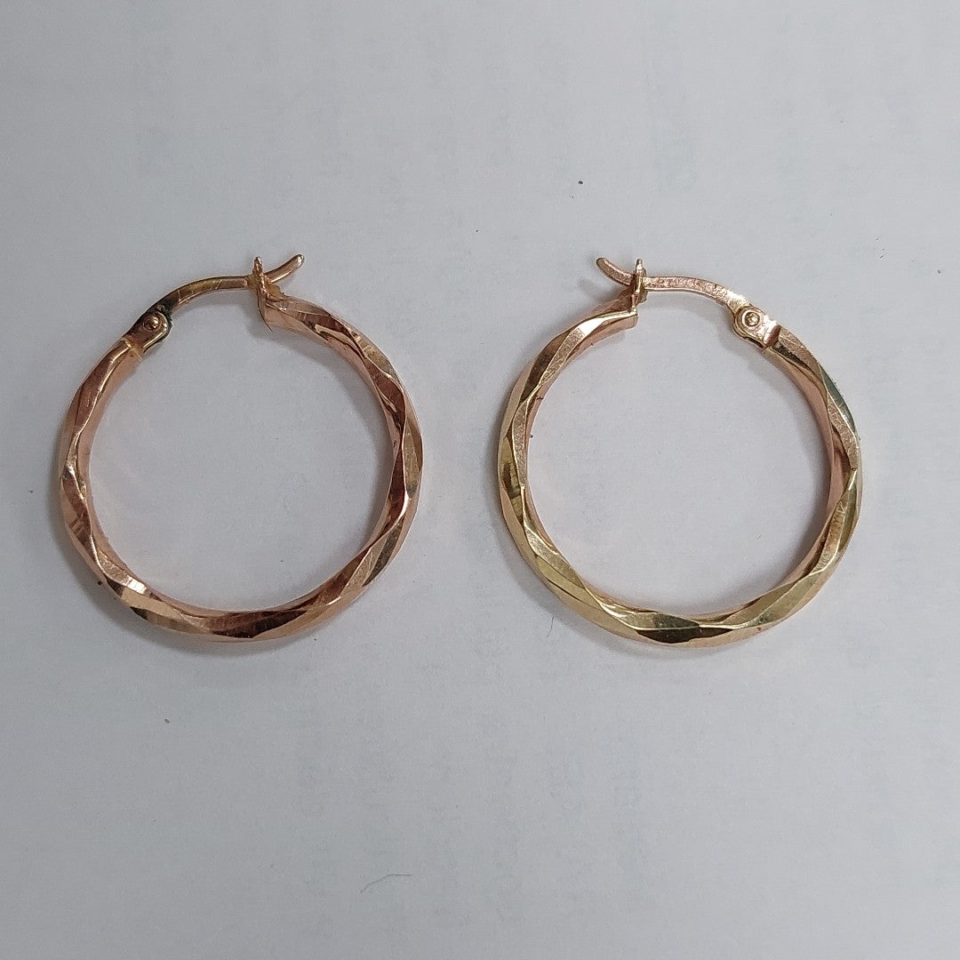 ARRACADAS PAR ORO 14 K 2.2 GRMS (SEMINUEVO)