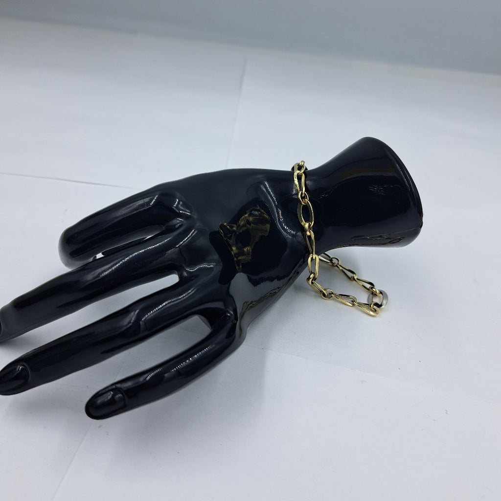 PULSERA ORO COMBINADO 10 K 3.3 GRMS (SEMINUEVO)