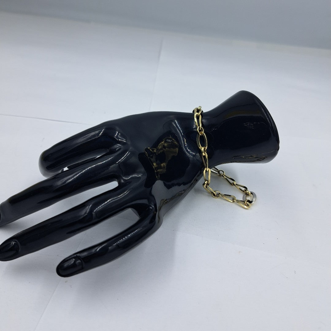 PULSERA ORO COMBINADO 10 K 3.3 GRMS (SEMINUEVO)